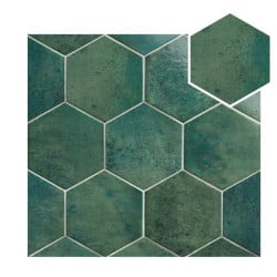 Carrelage hexagonal effet pierre CIERI OLIVA 18x20,5 - 1 m² Natucer