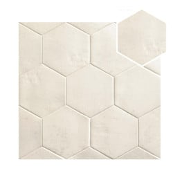 Carrelage hexagonal effet pierre CIERI NIEVE 18x20,5 - 1 m² Natucer