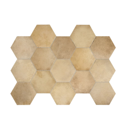 Carrelage hexagonal HOUDAN WHEAT 17,5x20 - 0,71 m² Bati Orient