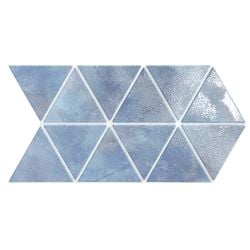 Faience style triangulaire TRENTON CRAFT SKY - 48,5X28 - 0,94 m² Natucer