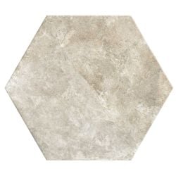 Carrelage hexagonal imitation pierre ABLIS TAUPE - 56X48,5 - 1,2 m² Saime