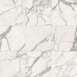 Carrelage effet marbre grand format ELEMENTS LUX CALACATTA LAPATTO - 120X120 - 1,44 m² La Platera