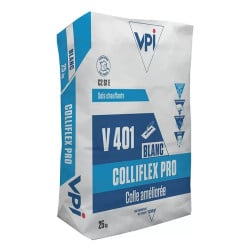 Colle - COLLIFLEX PRO V401 BLANC SOL CHAUFFANT - 25 kg DESIGN PARQUET