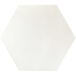 Carrelage hexagonal indémodable AVA MATTE WHITE 56X48 - 1.2 m² Equipe