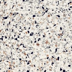 Carrelage à motif effet terrazzo 20x20 cm BIANCO MICRO - 1.16 m² Carreaux ciment véritables