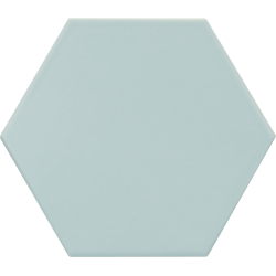 Carrelage hexagonal bleu clair KROMATIKA BLEU CLAIR R10 11.6x10.1 - 26464 - 0.43m² Equipe