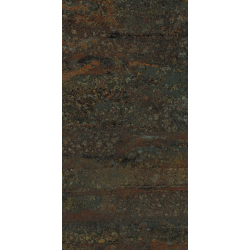 Carrelage rectangulaire grand format effet industriel RUST GREEN NATUREL 50X100 - Rectifié - R10- 1.48m² 