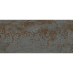 Carrelage rectifié effet métal ZINC BLACK 30X60 - 1.417m² 