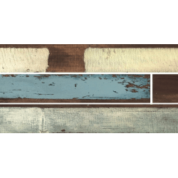Carrelage imitation bois vieilli multicolor - Karacter multicolor natural - 16x100 - 1.115m² 