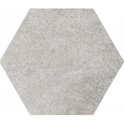 Carrelage tomette 17.5x20 - HEXATILE CEMENT GREY - 22093 R10 - 0.71m² 