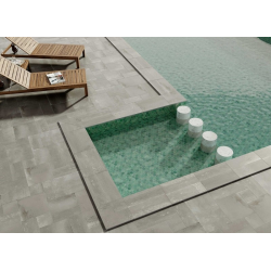 Carrelage tomette vert - effet piscine Bali- 26.5x51 cm HEX ZELLIGE - 0.95m² 