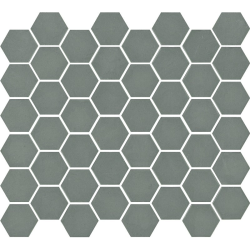 Mosaïque mini tomette hexagonale 30x30 cm SIXTIES KHAKI mate - 1m² 