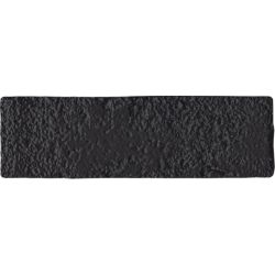 Carrelage brique de parement très réaliste BINDI MATT BLACK NIGHT 6X20 - 0,5m² 