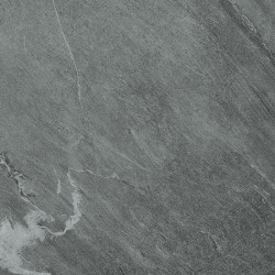 Carrelage brillant rectifié grès cérame effet pierre CAIRNS GRIGIO SCURO 60X60 - 1,44m² Keope