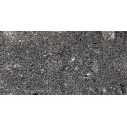 Carrelage grès cérame effet pierre très grand format MAITLAND BLACK 75X149,7 - 1,12m² Saime