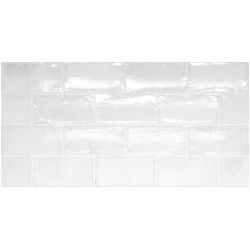 Carrelage blanc effet zellige ALTEYA BLANC 7.5X15 - 0.50 m² 