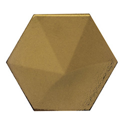 Faience hexagonale à relief MAFINGA OBERLAND METALLIC 12,4X10,7 cm - 0,36 m² Bestile