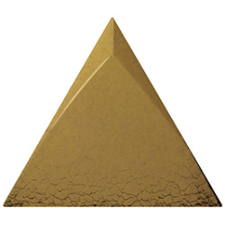 Faience triangle à relief MAFINGA TIROL METALLIC 10,8X12,4 cm - 0,13 m² Equipe