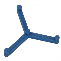 Croisillons bleu carrelage hexagonaux 3 mm - 200 unités Equipe