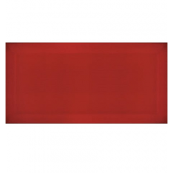 Carreau métro Rouge brillant 7.5x15cm - 1m² 