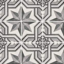 Carrelage style ciment 20x20 cm ART NOUVEAU CINEMA GREY 24414 - 1m² 