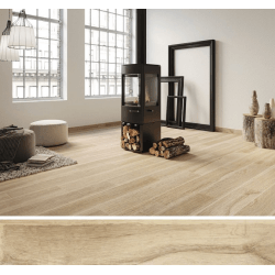 Carrelage parquet rectifié OHIO CARAMEL R10 20x120 cm - 0.96m² 