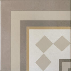Carrelage imitation ciment beige taupe 20x20 cm CAPRICE LOIRE ANGLE 20937 - unité 