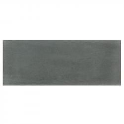 Plinthe de carreau de ciment véritable unie POIVRE 10x20 cm - 4mL 