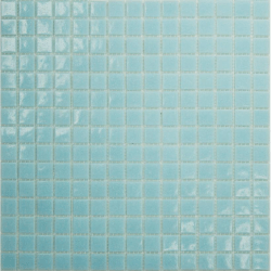 Mosaique piscine Bleu clair A30 20x20mm - 2.14m² 