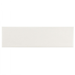 Carrelage uni mat blanc 6.5x20cm COUNTRY BLANCO MAT 21552 0.5m² 