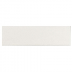 Carrelage uni mat blanc 6.5x20cm COUNTRY BLANCO MAT 21552 0.5m² Exacer