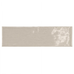 Carrelage uni brillant gris perle 6.5x20cm COUNTRY GREY PEARL 21539 0.5m² 