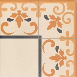 Carrelage style ancien GALES ESQUINA Angle 44x44 cm - unité 