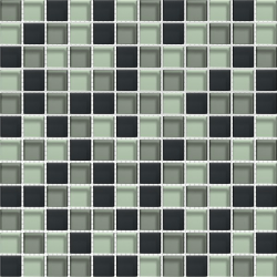 Mosaique salle de bain Glasmosaik graffitmix 2.3x2.3 cm - 30x30 - unité Barwolf