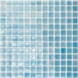 Mosaique de piscine bleue ciel LIMPIA 33.4x33.4 cm - 2 m² 