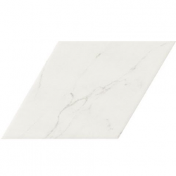 Carrelage losange blanc marbré calacatta 70x40 DIAMOND STATUARIO - 0.98m² 