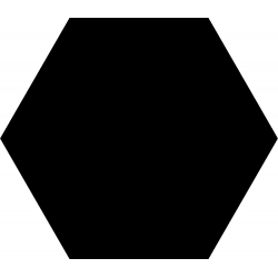Carrelage tomette noire 33x28.5 OPAL NOIR - 1m² 