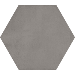 Carrelage hexagonal tomette décor anthracite 23x26.6cm BAMPTON GRAFITO - 0.50m² Nanda Tiles