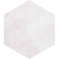 Carrelage hexagonal tomette blanche vieillie 23x26.6cm RIFT Blanche - 0.504m² Bati Orient