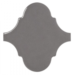 Carreau gris foncé brillant 12x12cm SCALE ALHAMBRA DARK GREY - 0.43m² Equipe