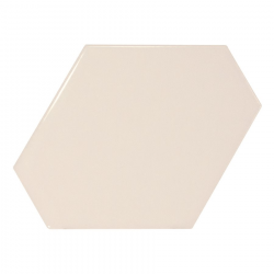 Carreau crème brillant 10.8x12.4cm SCALE BENZENE CREAM - 23826 - 0.44m² Bestile