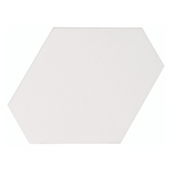 Carreau blanc mat 10.8x12.4cm SCALE BENZENE WHITE MATT - 23824 - 0.44m² 