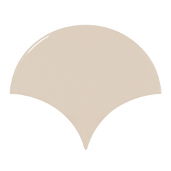 Carreau beige brillant 10.6x12cm SCALE FAN GREIGE - 0.37m² 