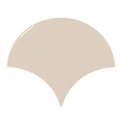 Carreau beige brillant 10.6x12cm SCALE FAN GREIGE - 0.37m² Equipe