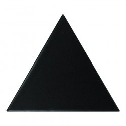 Carreau noir mat 10.8x12.4cm SCALE TRIANGOLO BLACK MATT - 0.20m² Equipe