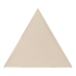 Carreau beige brillant 10.8x12.4cm SCALE TRIANGOLO GREIGE - 0.20m² Equipe