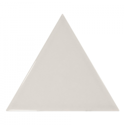 Carreau gris clair brillant 10.8x12.4cm SCALE TRIANGOLO LIGHT GREY - 0.20m² 