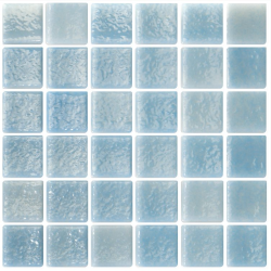 Mosaique bleu ciel 5x5 sur trame 30.7x30.7 NIEBLA PISCINA A-10 - 2 m² 