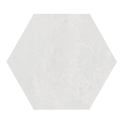 Carrelage hexagonal blanc 29.2x25.4cm URBAN HEXAGON LIGHT 23511 R9 - 1m² 