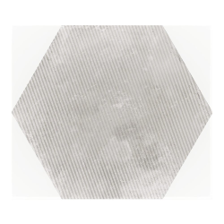 Carrelage hexagonal décor gris 29.2x25.4cm URBAN HEXAGON MÉLANGE SILVER 23603 R9 - 1m² 